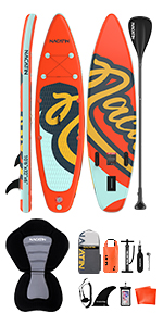NACATIN paddle board with kayak seat