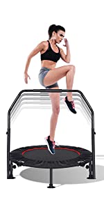 mini bouncer trampoline with handle