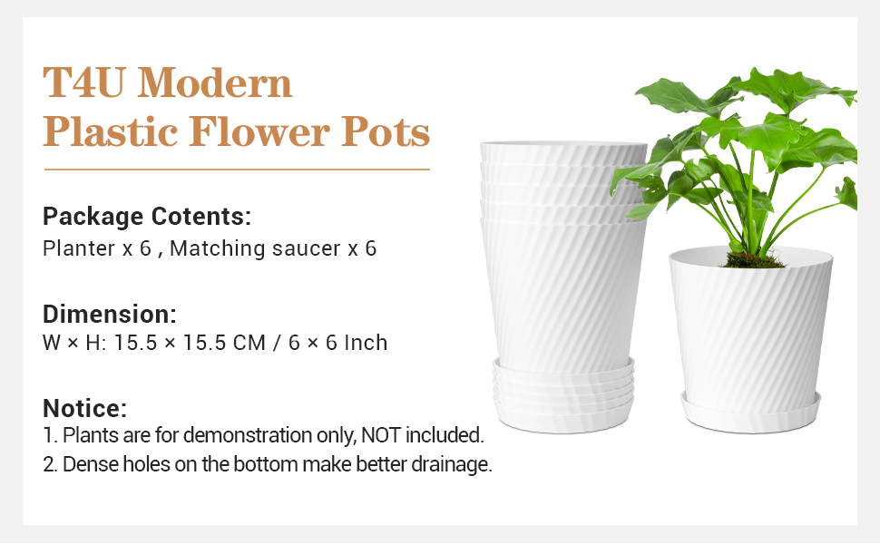 plastic plant pots
