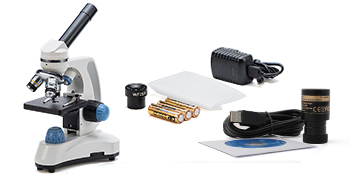 amscope microscope monocular compound telmu besser kids students lab image video digital camera