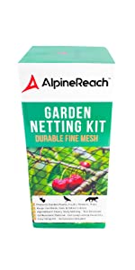 AlpineReach Garden Netting Kit Premium Woven Mesh