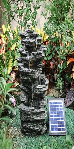 Rockery Solar Water Feature Fountain