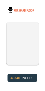 Kuyal hard floor chair mat