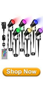 Garden Lights Mains Coloured