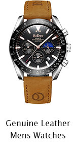 leather men watch