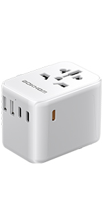 travel adapter with usb port