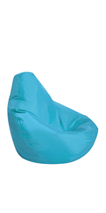 Kids Highback Bean Bag Chair childrens filled beanbags for indoor or outdoors