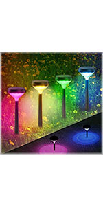 color changing pathway light