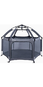 Baby Playpen Grey