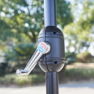 GlamHaus LED Parasol