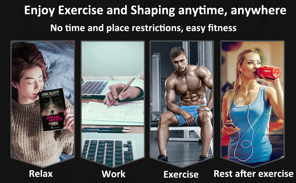 Abs Trainer Muscle Stimulator, 10 Modes 20 Lntensity Levels Stimulator Abdominal