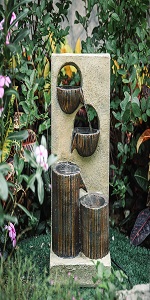 Bowl-shaped Electric Water Feature Fountain