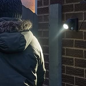 bright security wall light