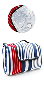 Red Fleece Picnic Mat