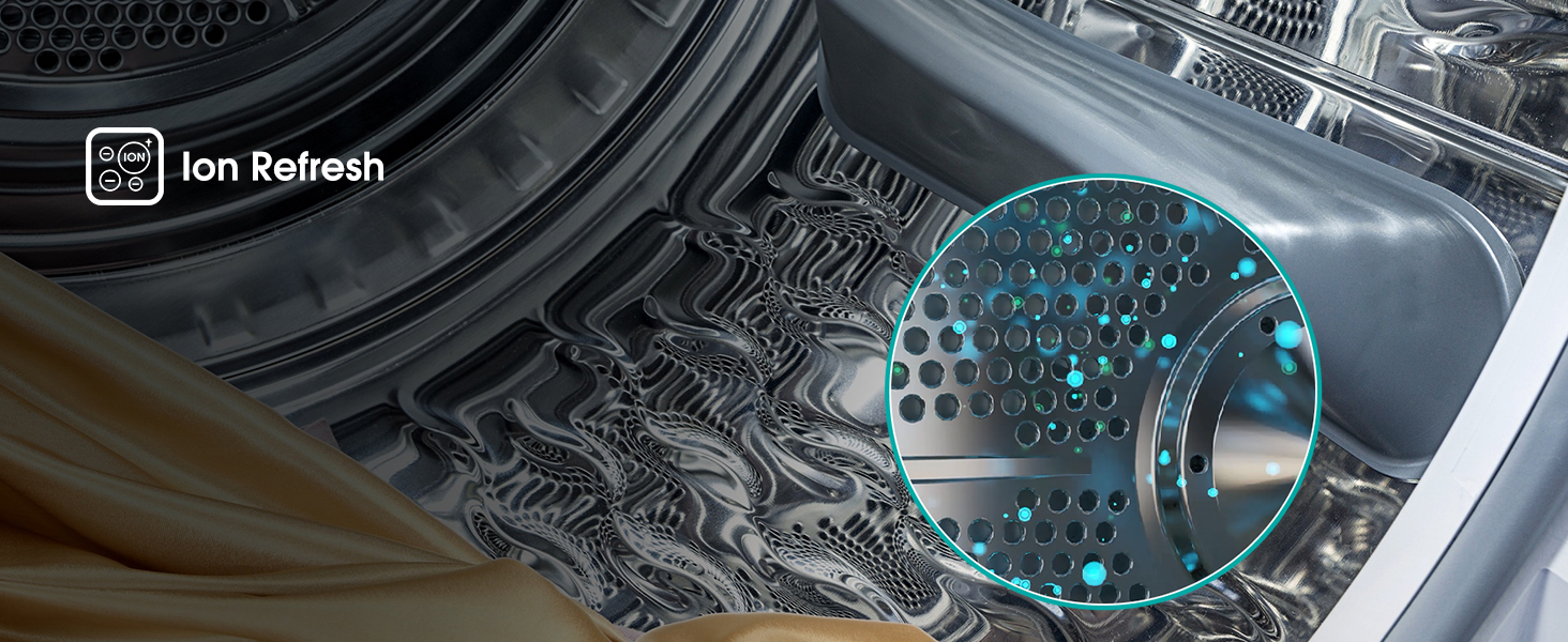 gently scraping off the lint, you can clean the filter which is easy to be reached and removed.