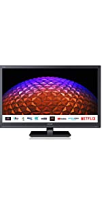 TV displaying available apps