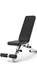 leikefitness Adjustable Weight Bench Foldable Workout Exercise Bench GM5810