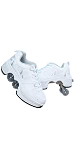 Silver Deformation Shoes