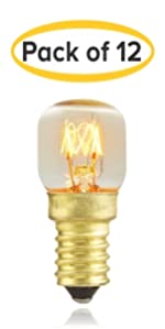 Salt lamp replacement 15W E14 bulbs used for oven microwave grilles fridge industrial ovens