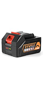 Cordless Leaf Blower 4.0A Battery