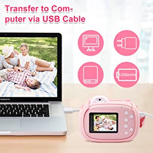 kids instant camera with mp3