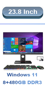 23.8 Inch ScreenTouch All In One PC