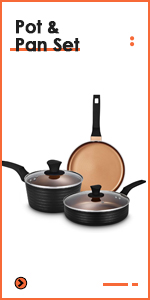 pot pan set cookware set nonstick pan set induction pan and pot set