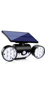 solar motion sensor light
