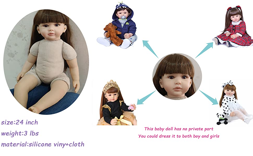 24 inch reborn toddler dolls