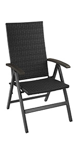 table4 Melbourne 800721 Folding Rattan Chair