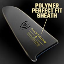 Gladiator Series - Handle construction - full tang, rivet, engraved pin