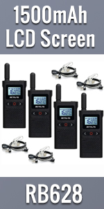 Retevis RB628 Walkie Talkie Rechargeable