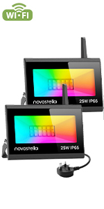 Novostella 25W Smart LED Flood Lights