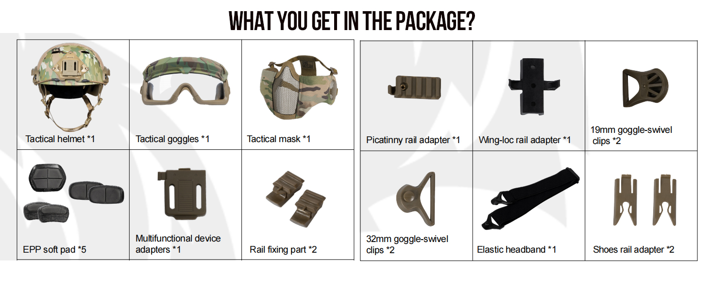 ONETIGRIS ARMY HELMET FOR PAINTBALL