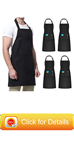chef black apron mens apron waiter waitress apron Bistro Apron personalised apron kitchen