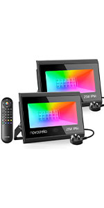 25W RGB LED Floodlights with IR Remote