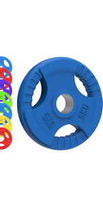 Tri Grip Colour Olympic Weight Plates