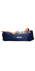 orsen air lounger air chairs blow up sofa camping beach air bed fatboy inflatable lounger