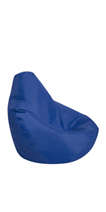 Kids highback bean bag chair filled childrens beanbags for indoor or outdoors
