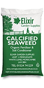 calcified seaweed organic soil conditioner fertiliser kelp shell plant food granular feed