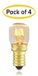 Salt lamp replacement 15W E14 bulbs used for oven microwave grilles fridge industrial ovens