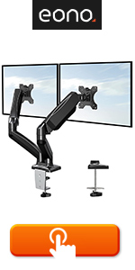 dual monitor arm