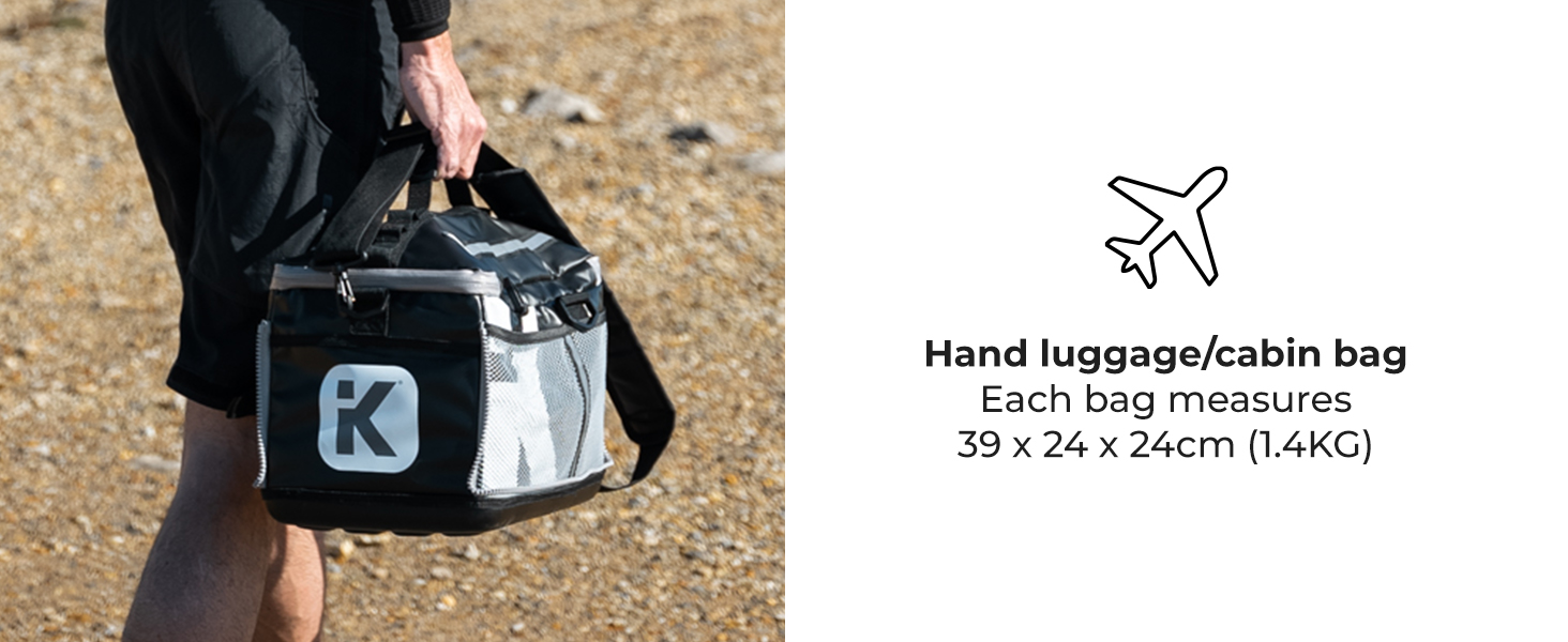 KitBrix Organised Sports Gear Kit Bag - Football Rugby OCR Triathlon Transition