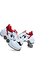 Black-White Deformation Shoes