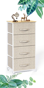 Pipishell Fabric Dresser, Dresser for Bedroom