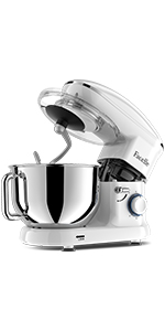 white stand mixer