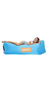 air bed lounger inflatable camping chair inflatable sunbed air bag lounger