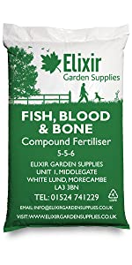 fish blood bone 25kg bag organic fertiliser plant feed soil conditioner fertilizer