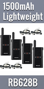 Retevis RB628B Walkie Talkie Rechargeable
