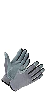 deerskin mens and womens leather garden work working gardening gloves